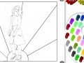 Gioco Kristin Davis Online Coloring Game