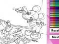 Gioco Mickey School Blackboard Online Coloring Game