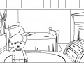 Gioco Cartoon House Online Coloring Game