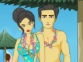 Gioco Kisses on the Hawaiian beach