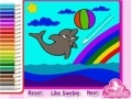 Gioco Cute Dolphin Coloring