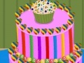 Gioco Candyland cake decor