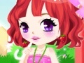 Gioco Cute girl and parasols