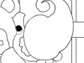 Gioco Lovely bear coloring