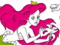 Gioco The little mermaid online coloring page