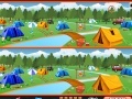 Gioco Camping Spot the difference