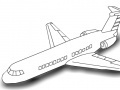 Gioco Colour the airplane