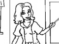 Gioco At the school Online Coloring Game