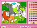 Gioco Rosy Coloring: The Lion and The Zebra