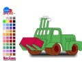 Gioco tractor coloring