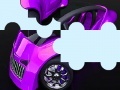 Gioco Futuristic pink car puzzle