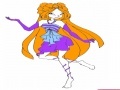 Gioco Flame Fairy Girl Coloring 