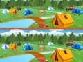 Gioco Camping: Spot the Difference