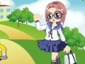 Gioco The schoolgirl in style of an anime