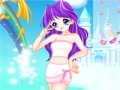 Gioco The girl on the background of the castle