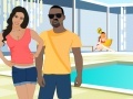 Gioco Kanye West and Kim Kardashian Kissing