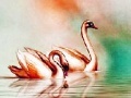 Gioco Golden swans slide puzzle
