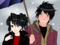Gioco Anime Winter Couple Ddress Up Game