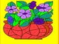 Gioco Flowers in the vase coloring