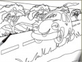 Gioco The car online coloring page