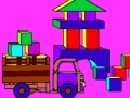 Gioco Coloring: Castle of colorful cubes