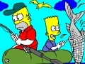 Gioco Bart And Homer to Fishing