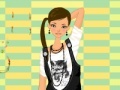 Gioco Mixing Dungarees And T-shirt
